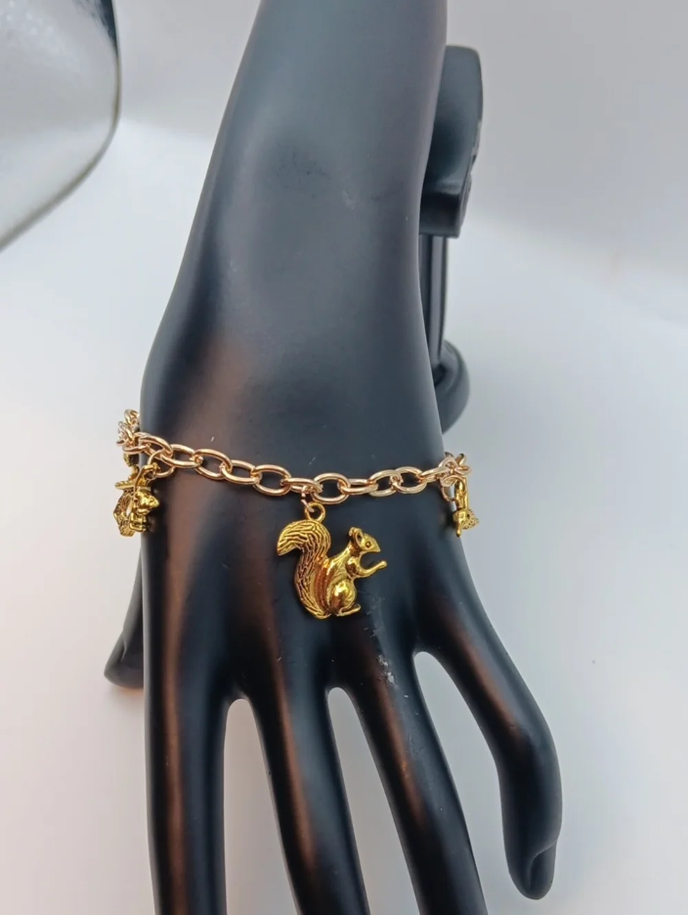 Gold Charm Link Bracelet - Women Accessories